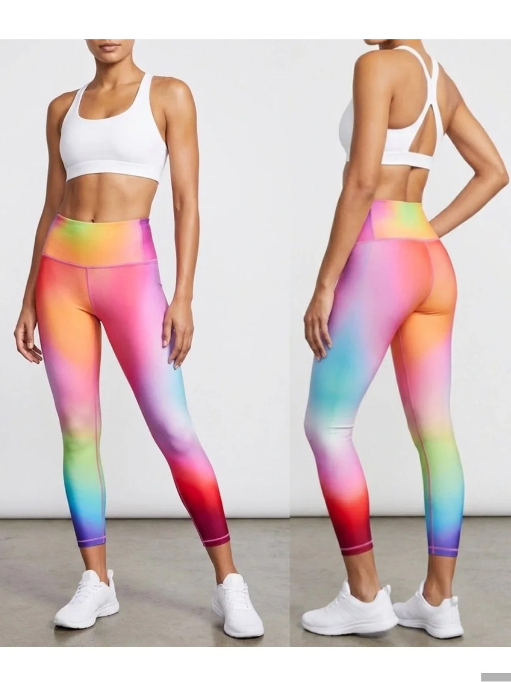 Athleta Love Proudly Tight Rainbow Size Large #athletic #athleta #rainbow